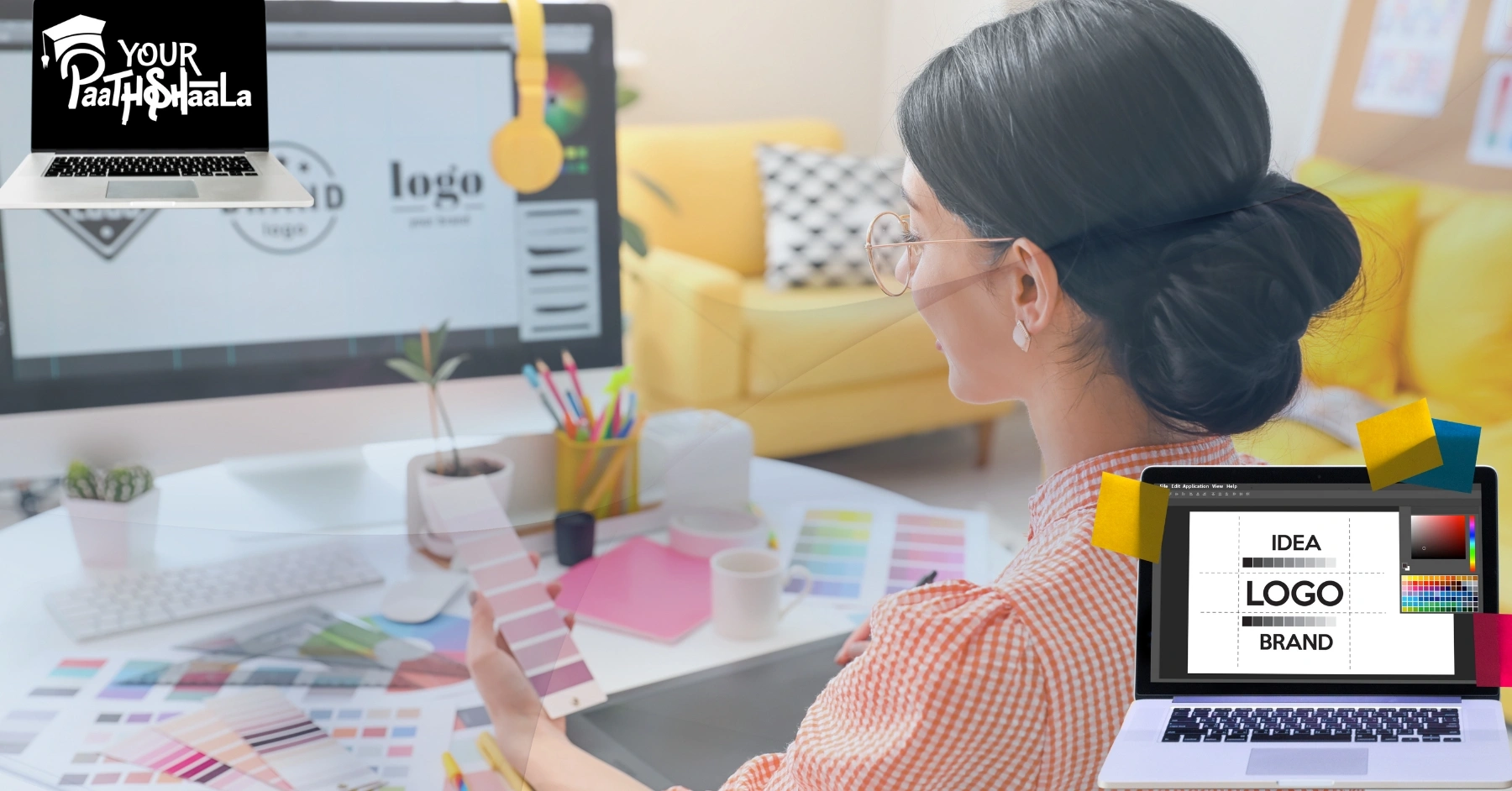 How to Create Professional Logos Using AI: Step-by-Step Tutorial for Beginners - YourPaatshaala Graphic Designing Course.