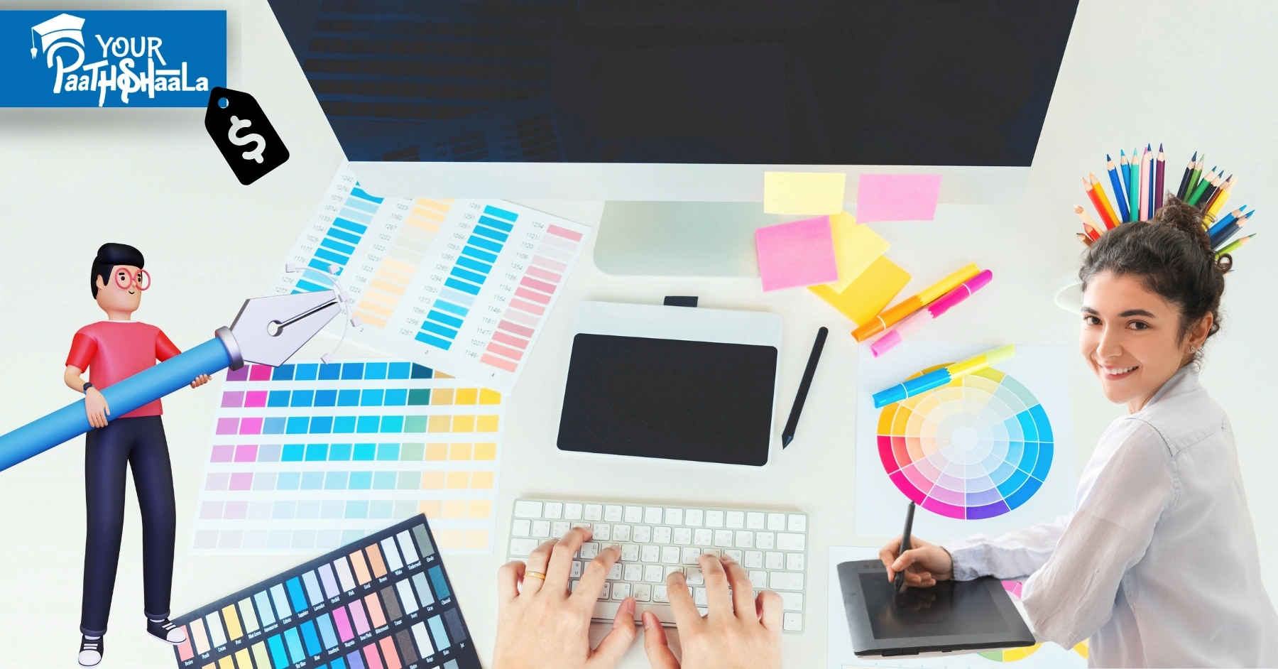 How to Price Graphic Design Work: Hourly vs. Project-Based Rates in 2025 - YourPaathshaala Graphic Designing Course in Raipur.