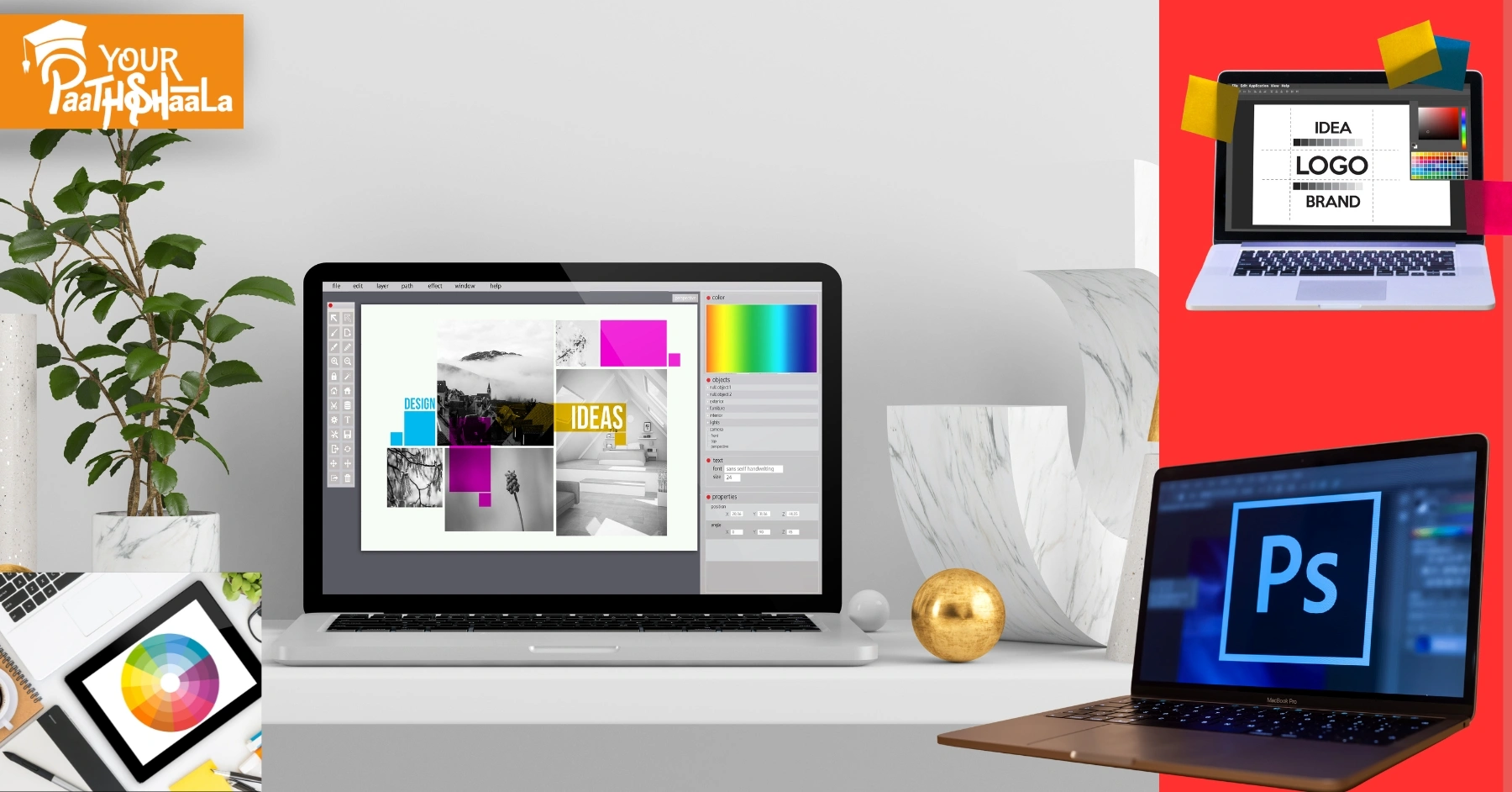 How to Start Graphic Design with No Experience: Step 1 to 10 Guide in 2025 - YourPaathshaala Graphic Designing Classes in Raipur.