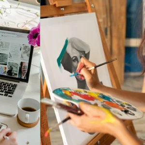 What is the Difference Between Art and Graphic Design? Simple Explanation in 2025 - YourPaathshaala Graphic Designing course in Raipur.