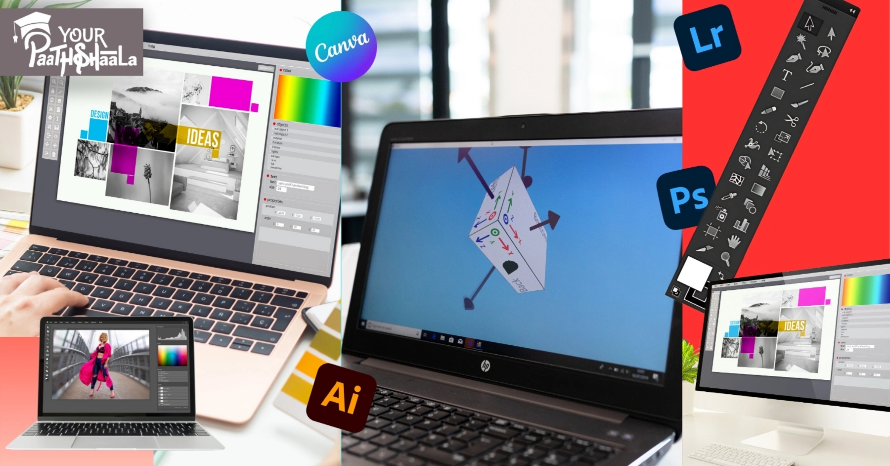 What Software Do I Need to Start Graphic Design? Beginner’s List in 2025 - YourPaathshaala Graphic Designing Course in Raipur.