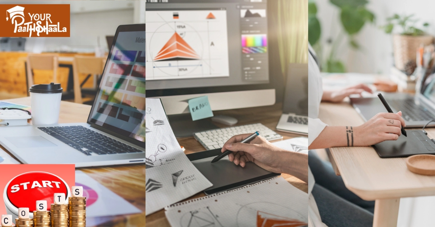 How Much Does It Cost to Start Graphic Design? Full Cost Breakdown in 2025 - Best Graphic Designing Course in Raipur, YourPaathshaala.